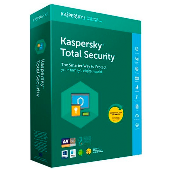 Kaspersky Total Security 1 Pc 2 Anos - Cartão Chave de Licença