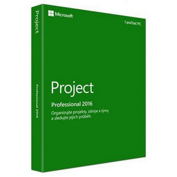 Microsoft Project Professional 2016 - Cartão Chave de Licença