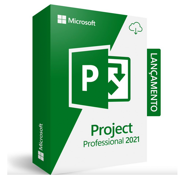 Microsoft Project Professional 2021 - Cartão Chave de Licença