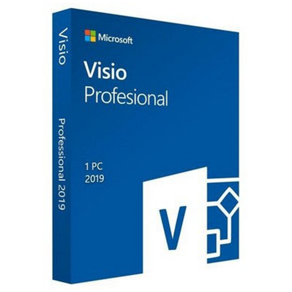 Microsoft Visio Professional 2019 - Cartão Chave de Licença